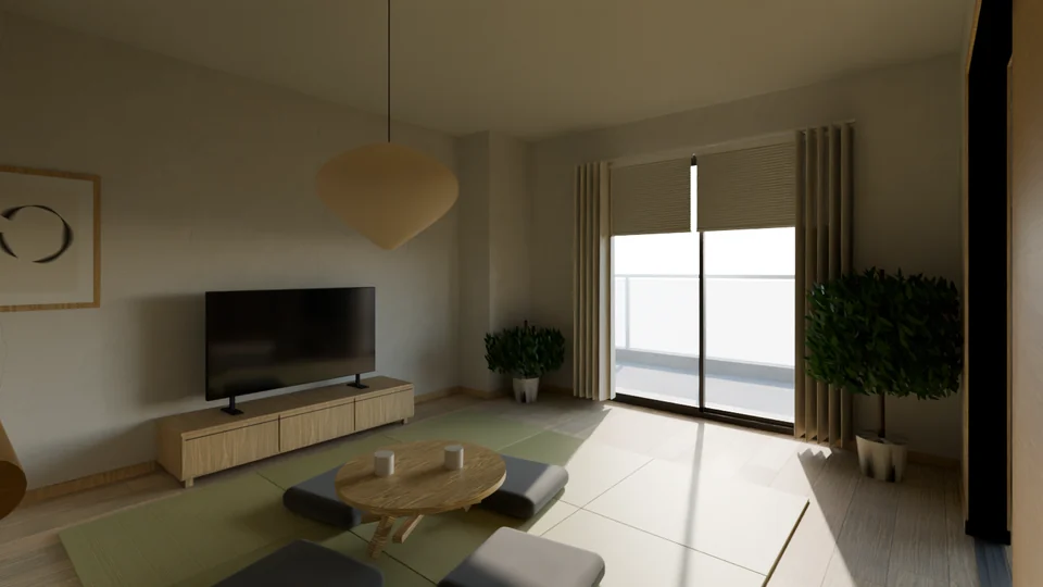 インテリア提案 TATAMI LOUNGE（昼）